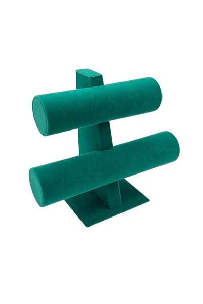 Empressco Double Bracelet and Watch Stand, Green Color, Stylish and Convenien...