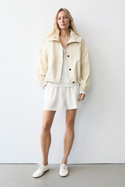 Massimo Dutti Keten takım kısa bermuda