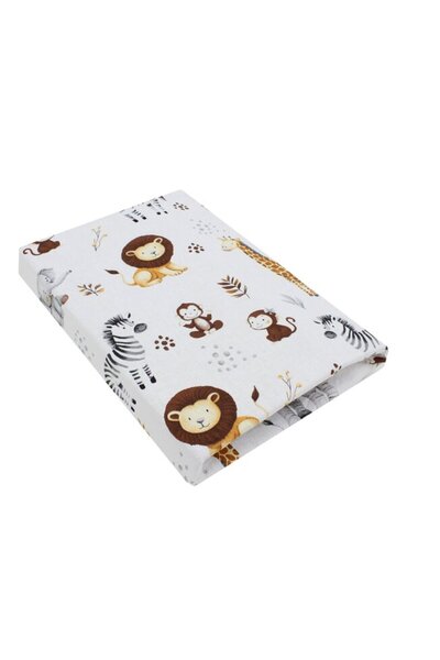 PRICHINDEL Sheet, Crib, Cotton, Giraffe, 140x70 cm