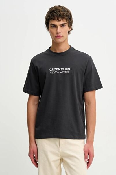 Calvin Klein SİYAH LOGOLU ERKEK T-SHIRT