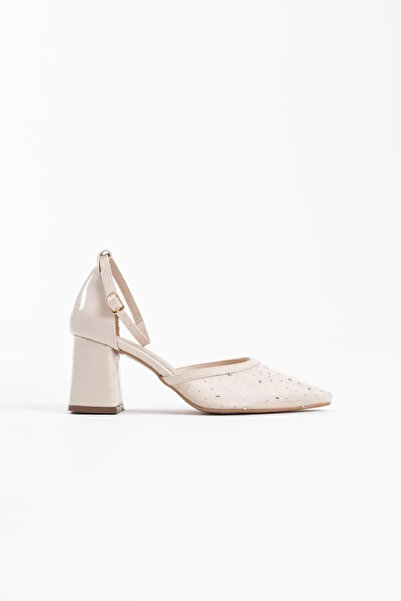 Belinora Pantofi cu toc pentru femei din țesătură textilă TR08MS18B