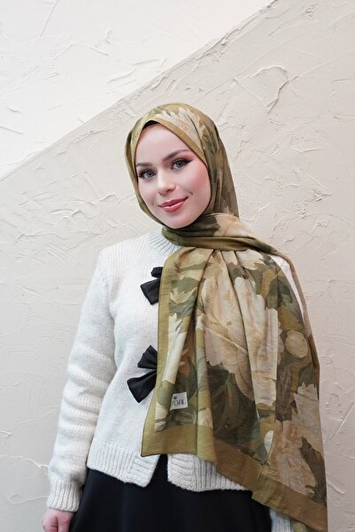 efdal şal eşarp Aura Pattern Premium Tensel Shawl