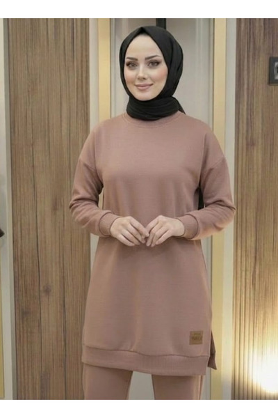 Bala Giyim Women's Two-Ply Tunic with Slit