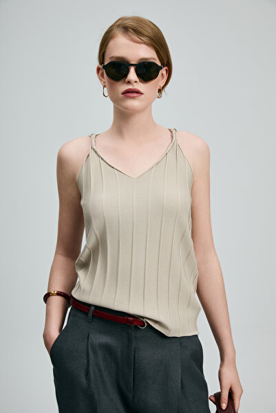 Lufian Darla Women's Knitwear Undershirt Beige