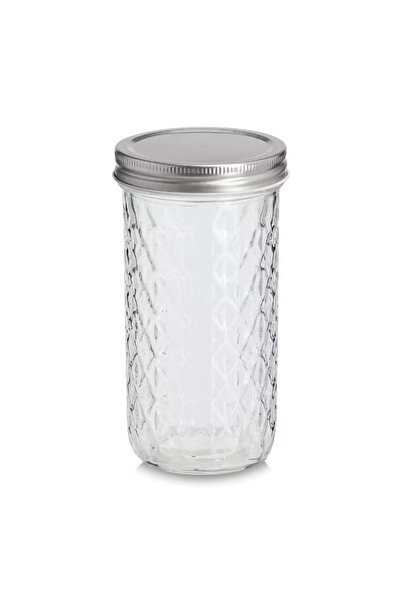 zeller Food Storage Container, Glass, 8.6x16 cm, 0.1 L, Transparent