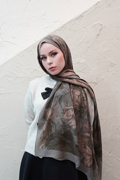 efdal şal eşarp Aura Pattern Premium Tensel Shawl