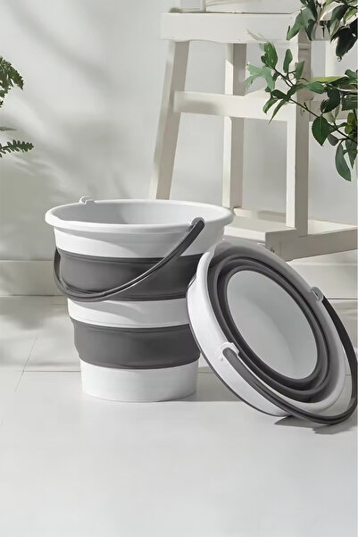 Mira Home 6 L FOLDABLE BUCKET WITH HANDLE, DURABLE, SPACE-SAVING