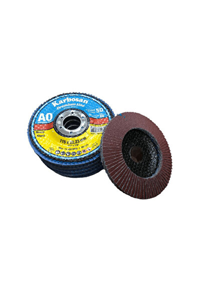 KARBOSAN Flap Disk Zımpara 115*22,23mm (10lu Paket)