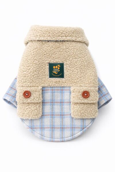 VERAPAWS Small Breed Fur-Free Dog Shirt Vera Paws Cep Pocketed Sarim
