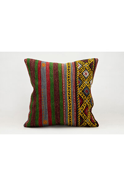 Kilim Whole Sale Handmade Old Kilim Rug Vintage Made in the 1950S, Cushion Co...