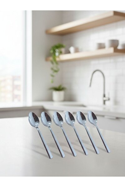 AiroBazar Stainless Steel Tea Spoon – 304 Grade 2mm, Shiny, Durable, and Styl...