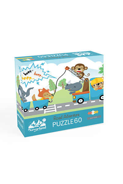 Neverland NL597-PUZZLE 60 PARÇA-ROAD ADVENTURE(Yol Macerası)