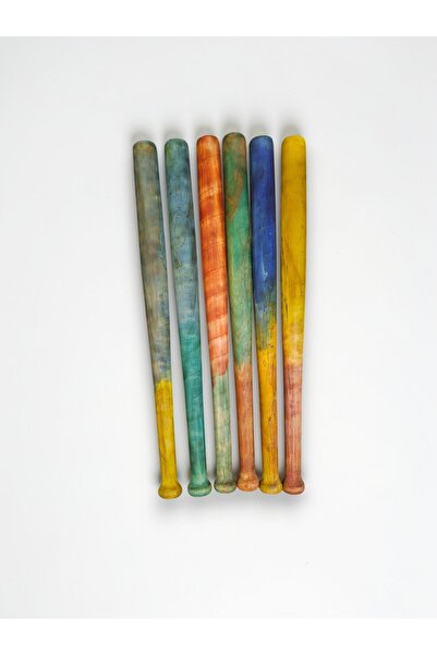 precious Beyzbol Sopası - Kayın Ağacı, Doğal Boya ile Renklendirilmiş (65cm x...