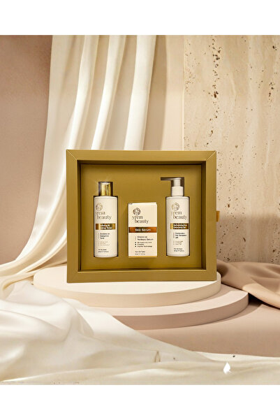 yrem beauty 3’lü Cilt Bakım Seti Serum + Yüz Temizleme Jeli + Tonik