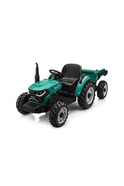 Babymix Tractor electric pentru copii, Baby Mix, 2 motoare, 12V, Telecomanda ...