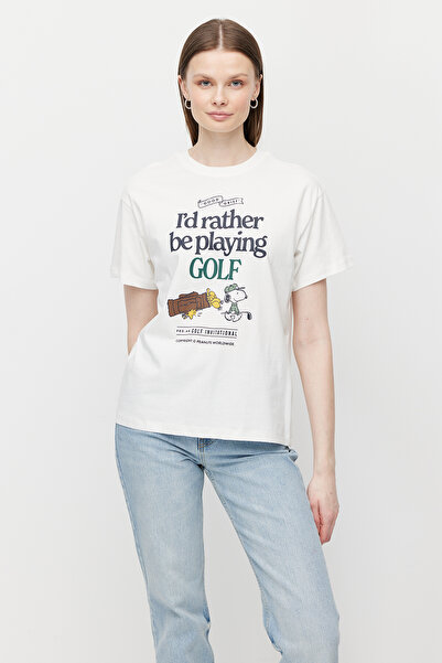 PAULMARK Жіноча футболка оверсайз з принтом