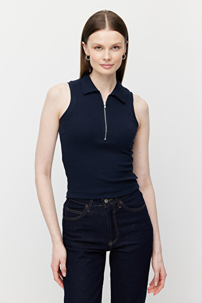 PAULMARK Women's Half-Zip Bodysuit