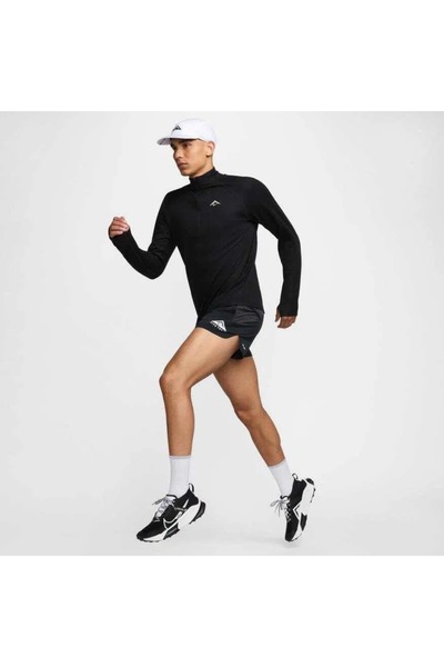 Nike Dri-Fit Mid Layer Trail Running 1/2 Zip Men's Long Sleeve T-Shirt – Runn...