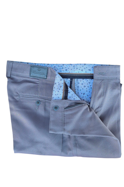 gambia outdoors Men's Brown Classic Linen Trousers Large Size Comfortable Fit Dad