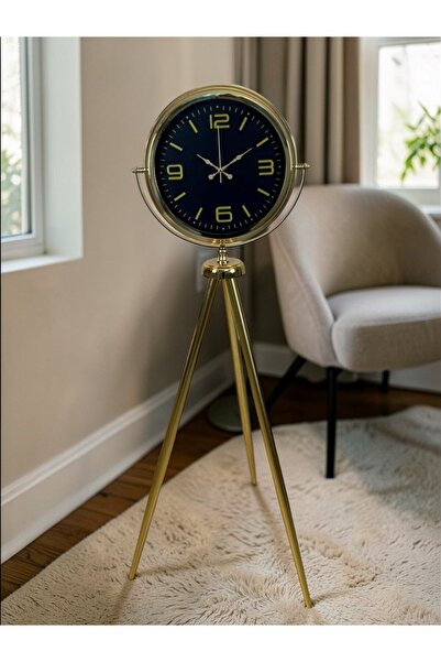 Leyaton Elegance Tripod Gold Stand Clock Rvryt-Rs345