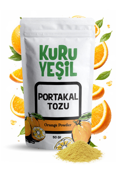 Kuru Yeşil Portakal Tozu 50 gr – Freeze Dry Doğal Kurutulmuş Portakal Meyve Tozu