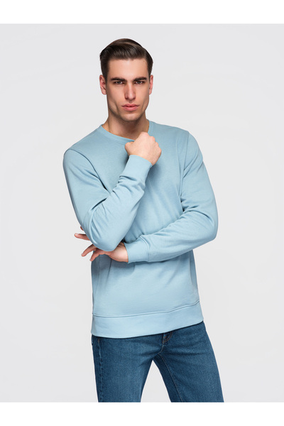 OMBRE Men's Modern Cotton OM-SSBN-0271 Denim blue