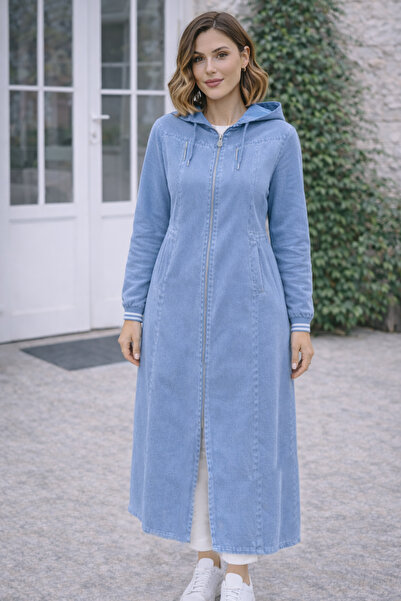 benguen Αθλητικό τζιν παντελόνι με ελαστική μέση, σκούρο μπλε O7914 Μπλε