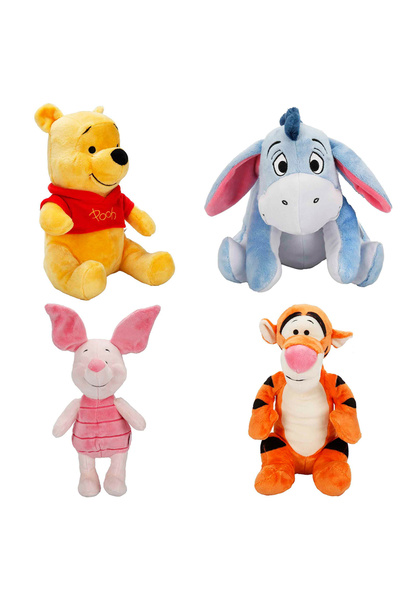 Empressco Winnie The Pooh Piglet Eeyore Tigger Pooh 4'lü 25 cm Peluş Karakter...