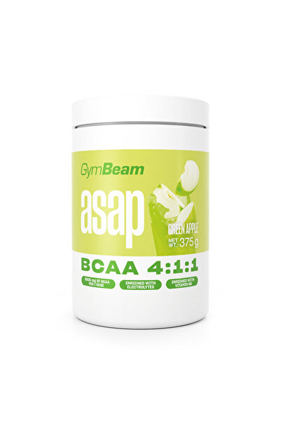 GymBeam ASAP BCAA, 375 g, măr verde
