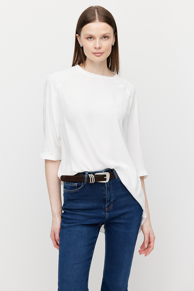 PAULMARK Жіноча блузка оверсайз асиметричного крою