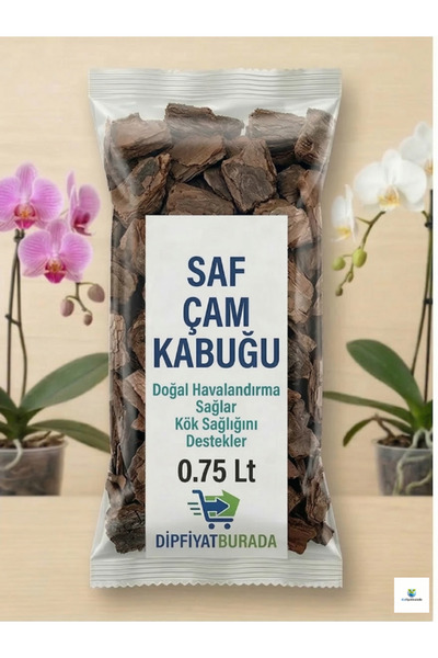 DipFiyatBurada Orkide Toprağı Saf Çam Kabuğu - 0.75 Lt