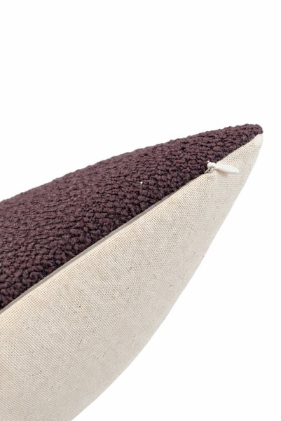 Typoniq Attitude Included Premium Odin Bukle Woven Brown Cushion Cover (43X43 cm)
