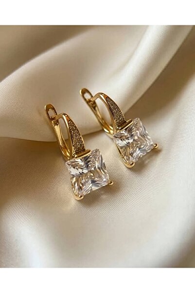 Portakal Esintisi Rylin Zircon Stone Steel Xuping Earrings