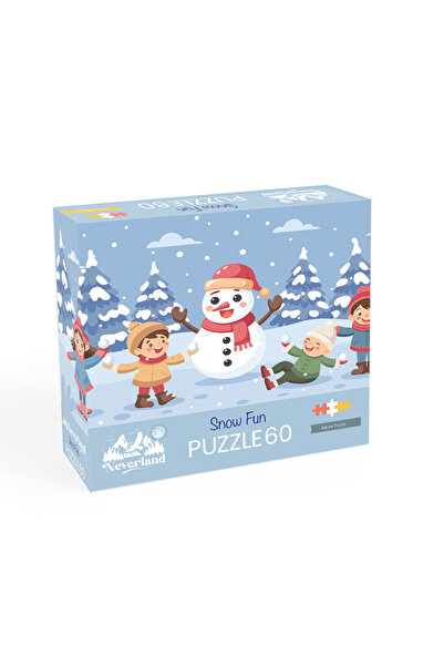 Neverland NL600-PUZZLE 60 PARÇA-SNOW FUN(Kar Eğlencesi)