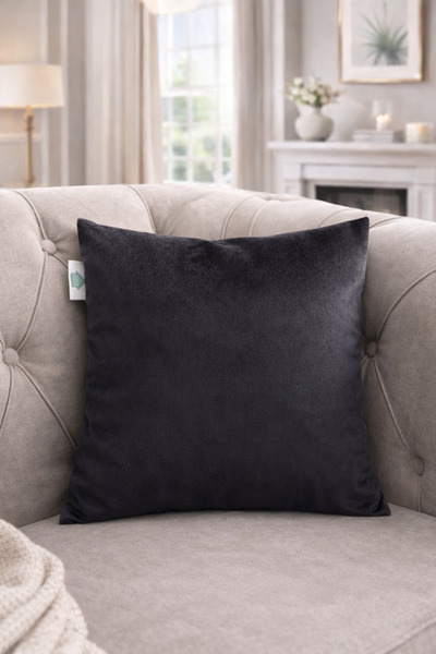 Tago Home Soft Series 4-Piece Set Cushion Cover - Velvet-Textured - Hidden Closure