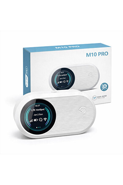 plentiful 5G Mobil Sim Kartlı WiFi 6 Router 3000mah Taşınabilir Hotspot Modem...