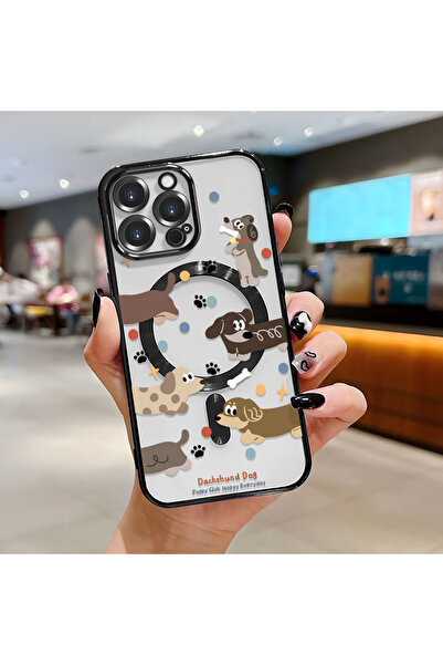 Hontinga حافظة هاتف لاسلكية من السيليكون الناعم الشفاف متوافقة مع هاتف iPhone...