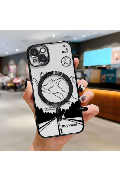 Hontinga حافظة هاتف لاسلكية من السيليكون الناعم الشفاف متوافقة مع هاتف iPhone...