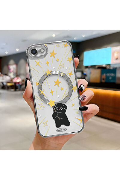 Hontinga iPhone 7 Compatible Transparent Soft Silicone Magsafe Wireless Case ...