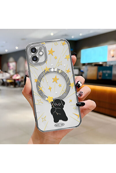 Hontinga حافظة لاسلكية من السيليكون الناعم الشفاف متوافقة مع هاتف iPhone 11 ب...