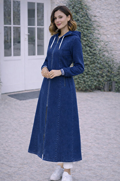 benguen Elastic Waist Sport Jeans Cap Navy Blue O7914 Navy Blue