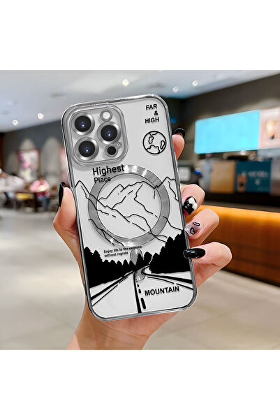 Hontinga حافظة هاتف لاسلكية من السيليكون الناعم الشفاف متوافقة مع هاتف iPhone...