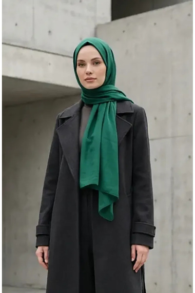 sefamerve Candyy Soft Scarf 19097-27 Emerald Green