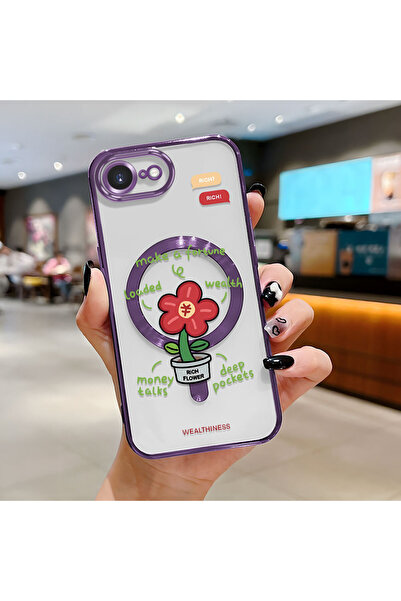 Hontinga حافظة هاتف لاسلكية من السيليكون الناعم الشفاف متوافقة مع iPhone 16e ...