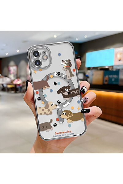 Hontinga حافظة هاتف لاسلكية من السيليكون الناعم الشفاف متوافقة مع هاتف iPhone...