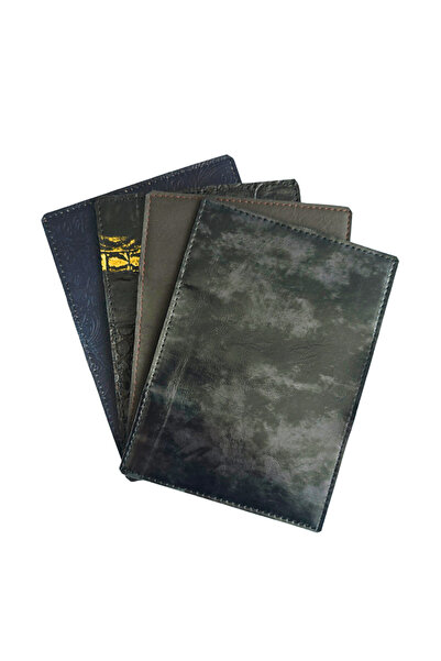 Atelier Nui Leather Passport Cover / Smoky Black Color Genuine Leather Passpo...