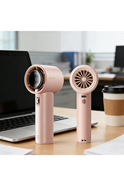 JISULIFE Portable Handheld Fan 1-100 Speed Adjustable 3600mAh Rechargeable Di...