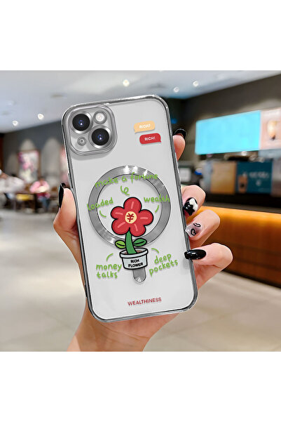 Hontinga حافظة هاتف لاسلكية من السيليكون الناعم الشفاف متوافقة مع هاتف iPhone...