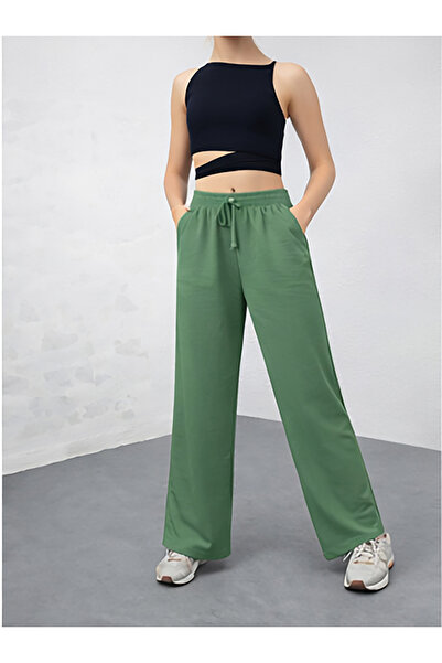 vikitekno Pantaloni de damă cu șireturi, calitate premium, model in