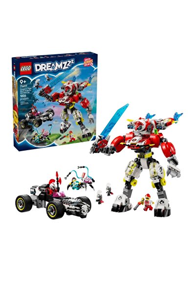 LEGO Dreamzzz 71497 Coopers Tiger Mech And Zeros Hot Rod Car